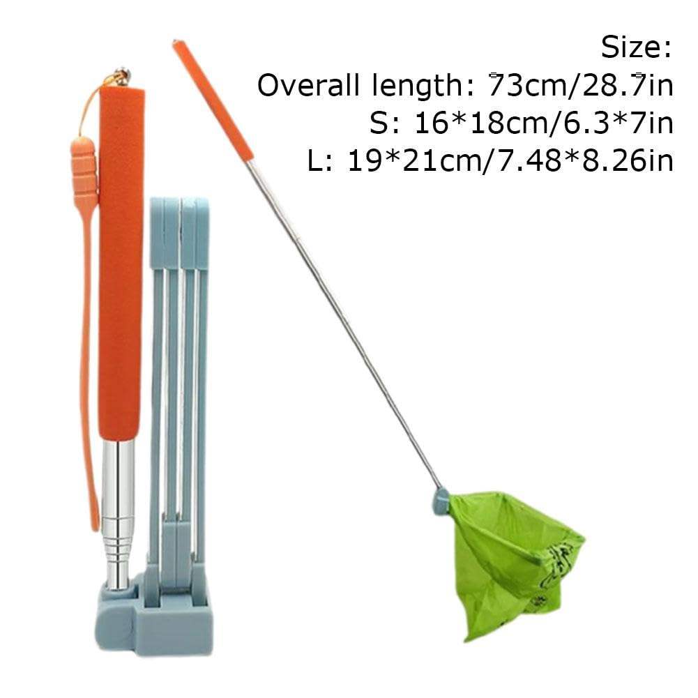 Foldable Hands Free Portable Pet Poop Scooper