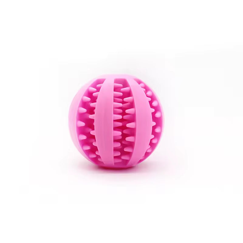 Natural Rubber Dog Teething Ball- pet toy