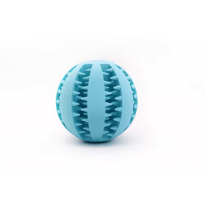 Natural Rubber Dog Teething Ball- pet toy