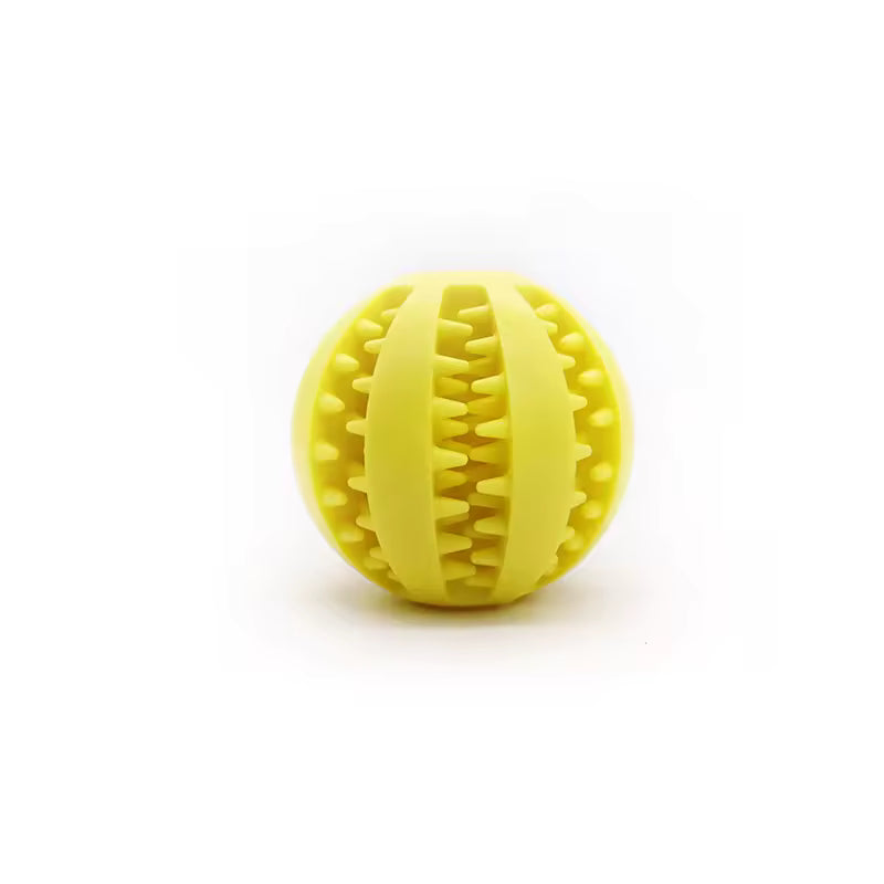 Natural Rubber Dog Teething Ball- pet toy