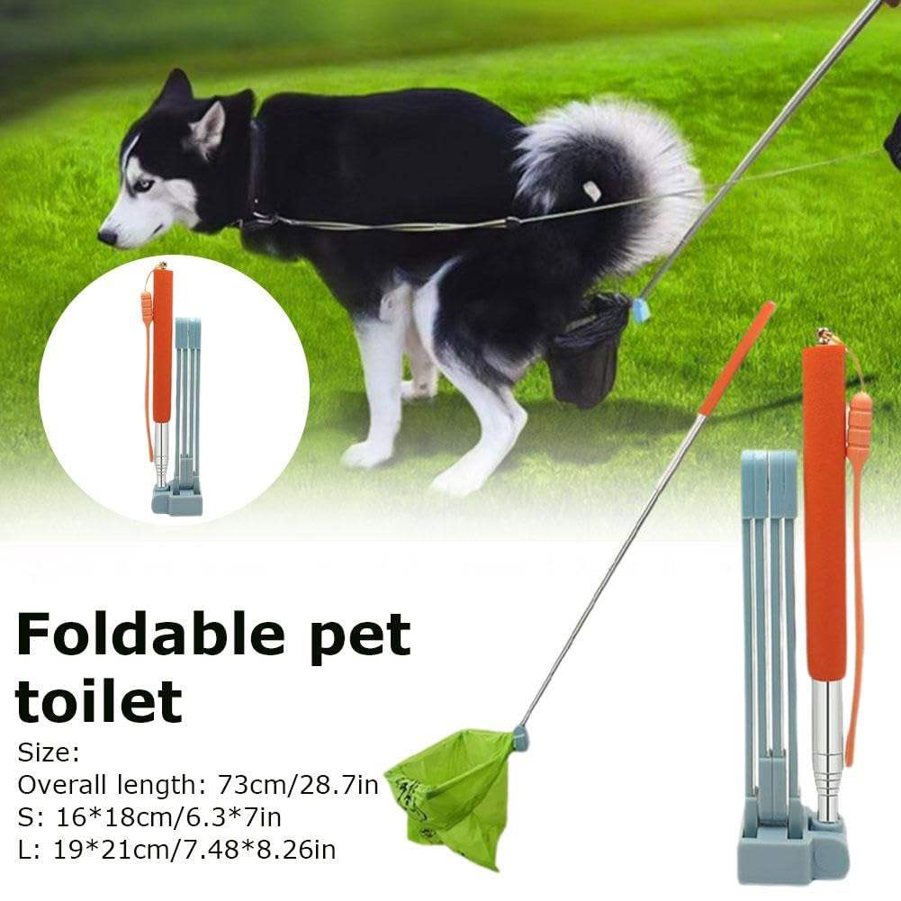 Foldable Hands Free Portable Pet Poop Scooper