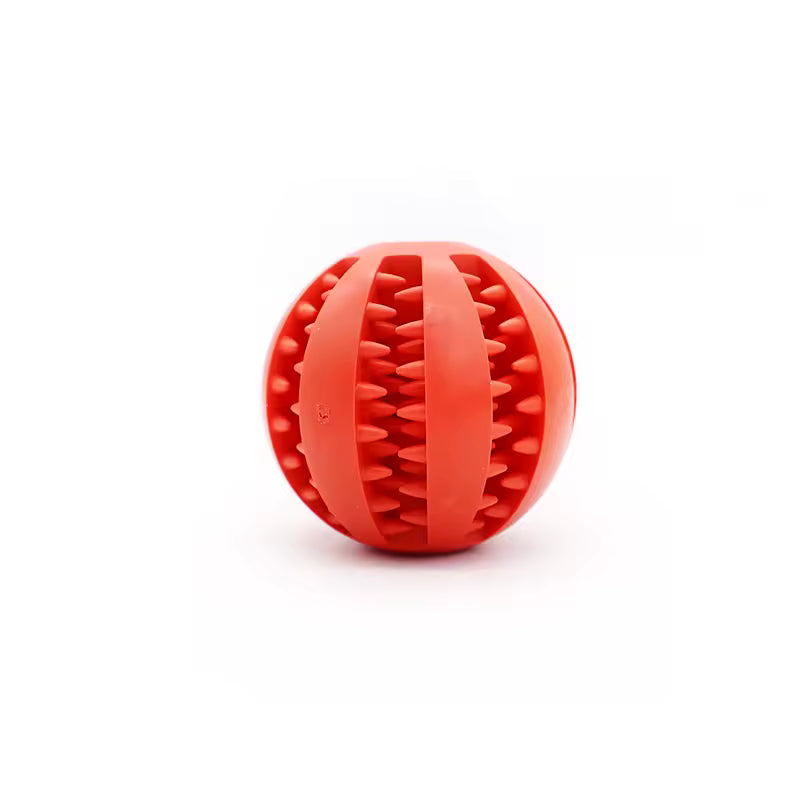 Natural Rubber Dog Teething Ball- pet toy